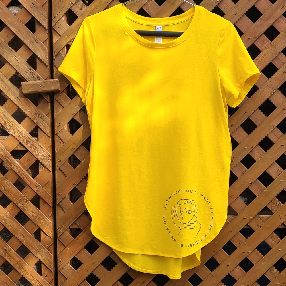 Lolë yellow t-shirt